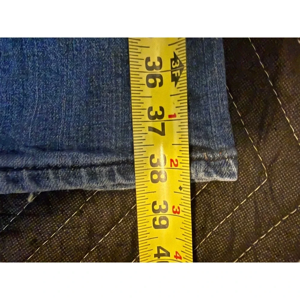 Gap 1969 Boot Cut Jeans Women's Size 12A Blue Stretch Denim Medium Wash Frayed